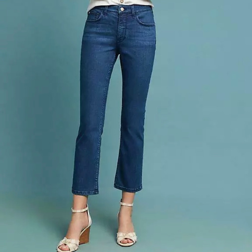 Pilcro and the letterpress high rise bootcut jeans